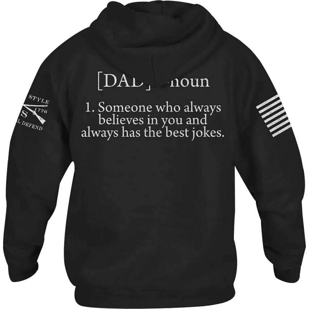 Grunt Style Dad Defined Pullover Hoodie - Black RARE - Picture 2 of 7